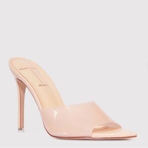 Black Suede Studio Blush Heels